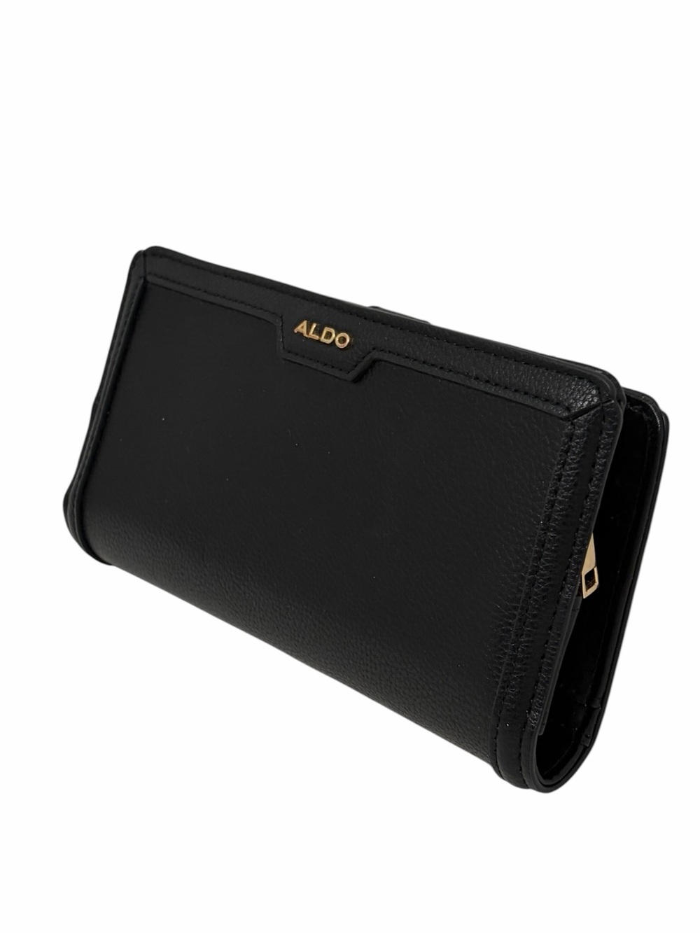 Aldo Black Pebbled Leather Long Wallet - Great Condition